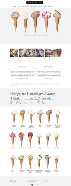 Weebly restaurant cafe website design