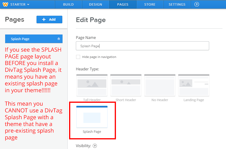 locate-existing-splash-page